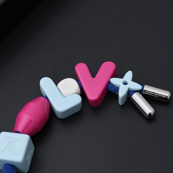 Louis Vuitton Colorful "LV" Letter Bag Charm/Keychain - Picture 4 of 6